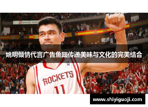 姚明倾情代言广告鱼翅传递美味与文化的完美结合